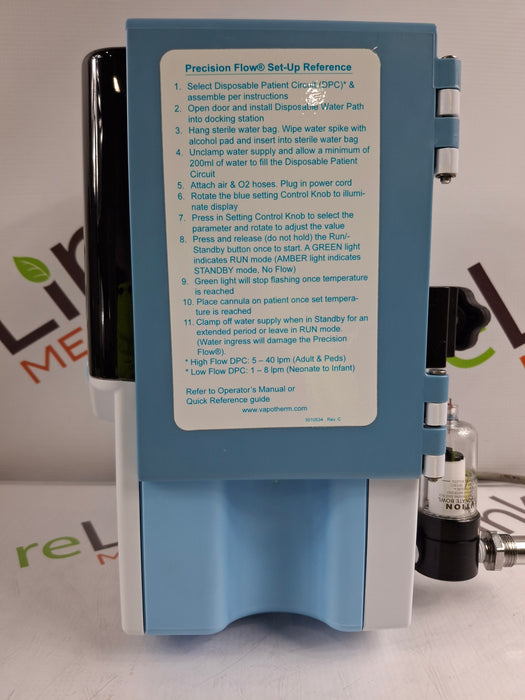Vapotherm Precision Flow Plus Meter Humidifier