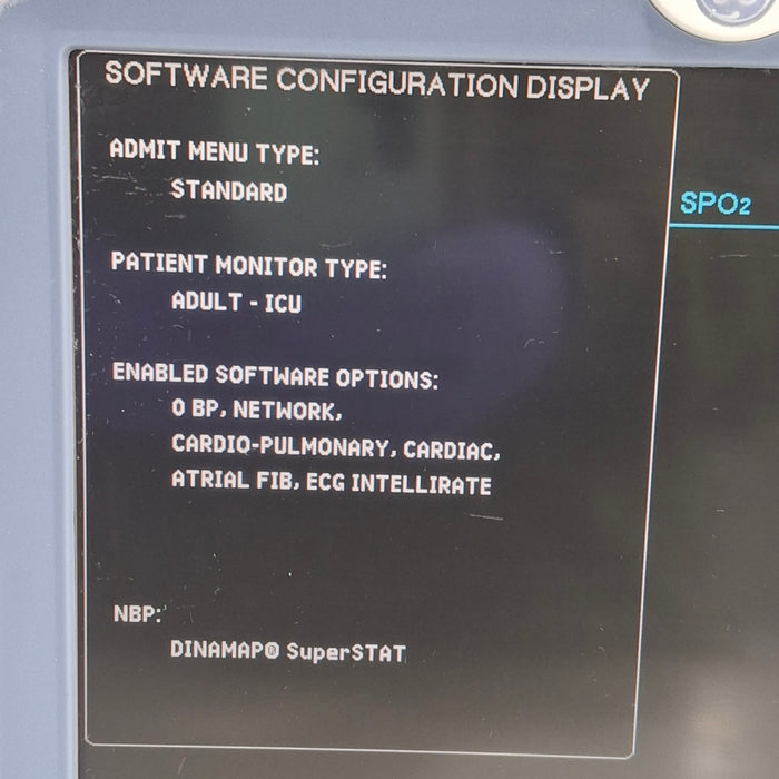 GE Healthcare Dash 5000 - Masimo SpO2 Patient Monitor