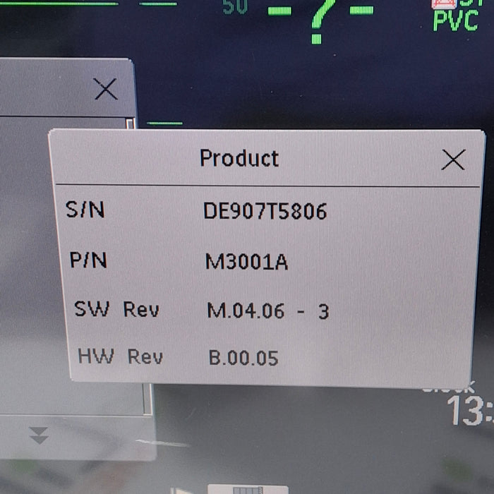 Philips M3001A-A01 Fast SpO2, NIBP, ECG MMS Module
