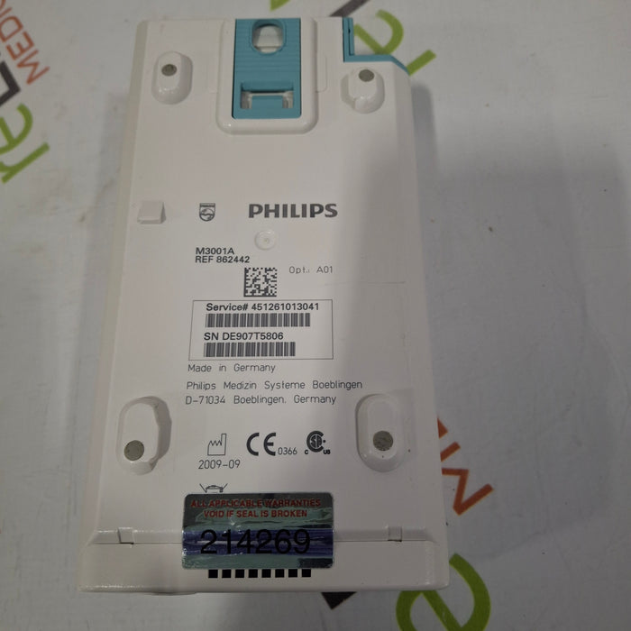 Philips M3001A-A01 Fast SpO2, NIBP, ECG MMS Module
