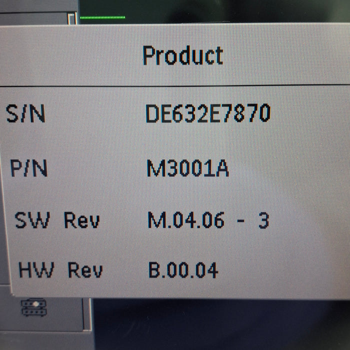 Philips M3001A-A01C06 Fast SpO2, NIBP, ECG, Temp, IBP MMS Module