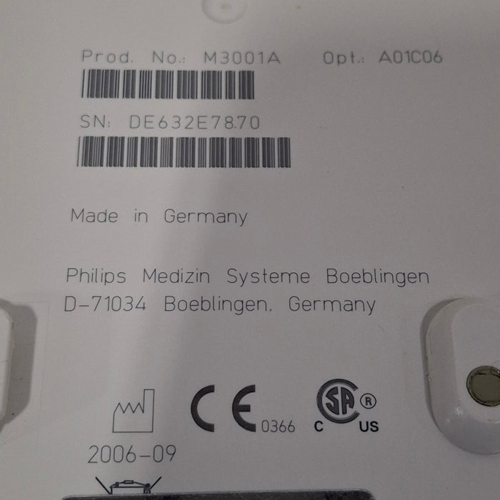 Philips M3001A-A01C06 Fast SpO2, NIBP, ECG, Temp, IBP MMS Module