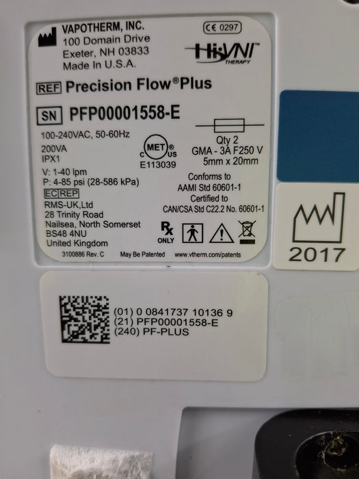 Vapotherm Precision Flow Plus Meter Humidifier