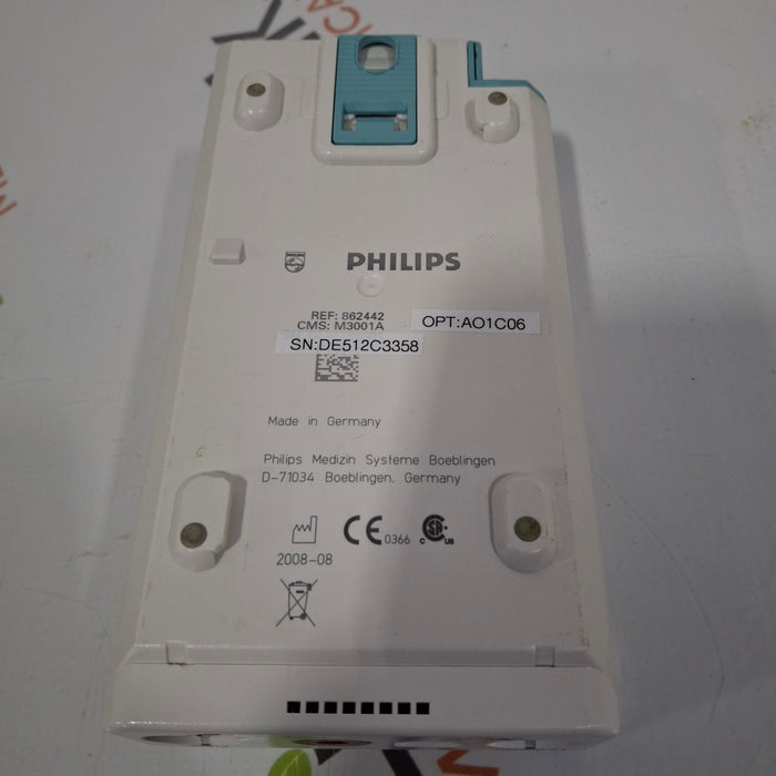 Philips M3001A-A01C06 Fast SpO2, NIBP, ECG, Temp, IBP MMS Module