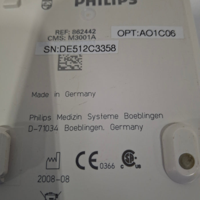 Philips M3001A-A01C06 Fast SpO2, NIBP, ECG, Temp, IBP MMS Module