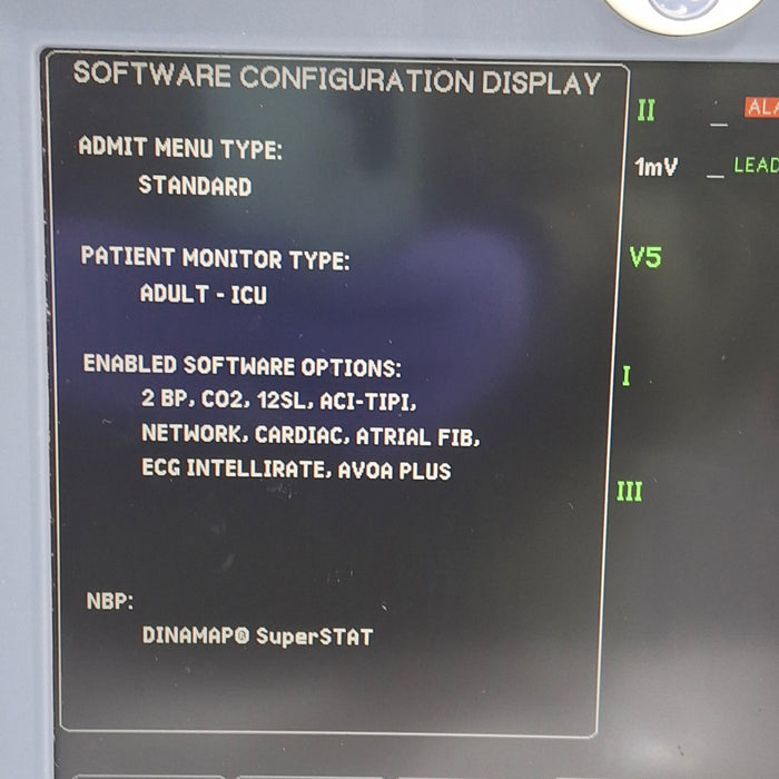GE Healthcare Dash 5000 - GE/Nellcor SpO2 Patient Monitor