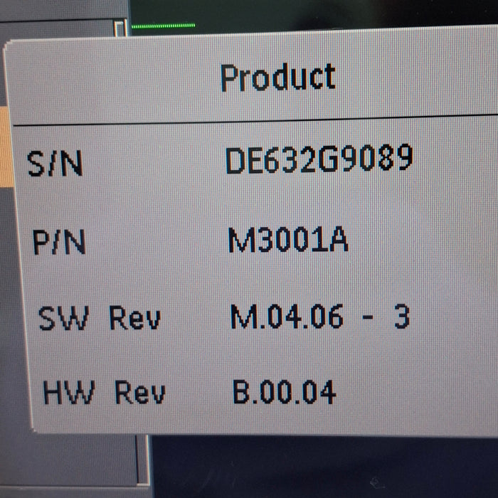 Philips M3001A-A01C06 Fast SpO2, NIBP, ECG, Temp, IBP MMS Module