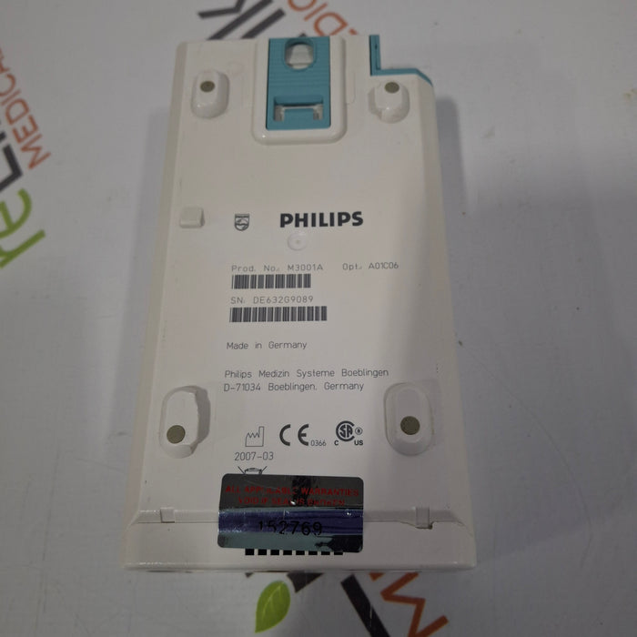 Philips M3001A-A01C06 Fast SpO2, NIBP, ECG, Temp, IBP MMS Module