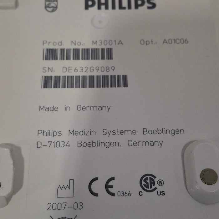 Philips M3001A-A01C06 Fast SpO2, NIBP, ECG, Temp, IBP MMS Module