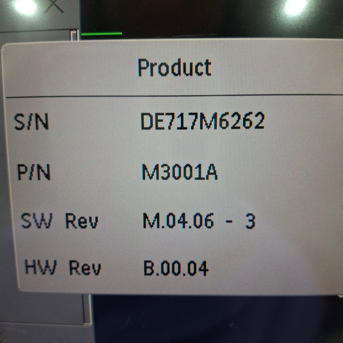 Philips M3001A-A01C06 Fast SpO2, NIBP, ECG, Temp, IBP MMS Module