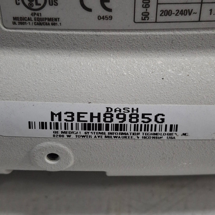 GE Healthcare Dash 4000 - Masimo SpO2 Patient Monitor
