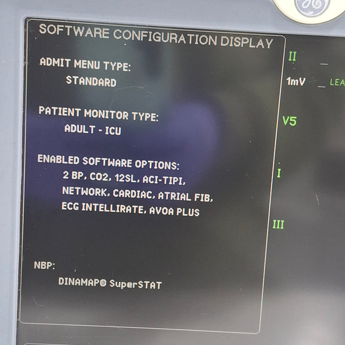 GE Healthcare Dash 5000 - GE/Nellcor SpO2 Patient Monitor