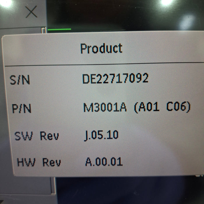 Philips M3001A-C06 Fast SpO2, NIBP, ECG, Temp, IBP MMS Module