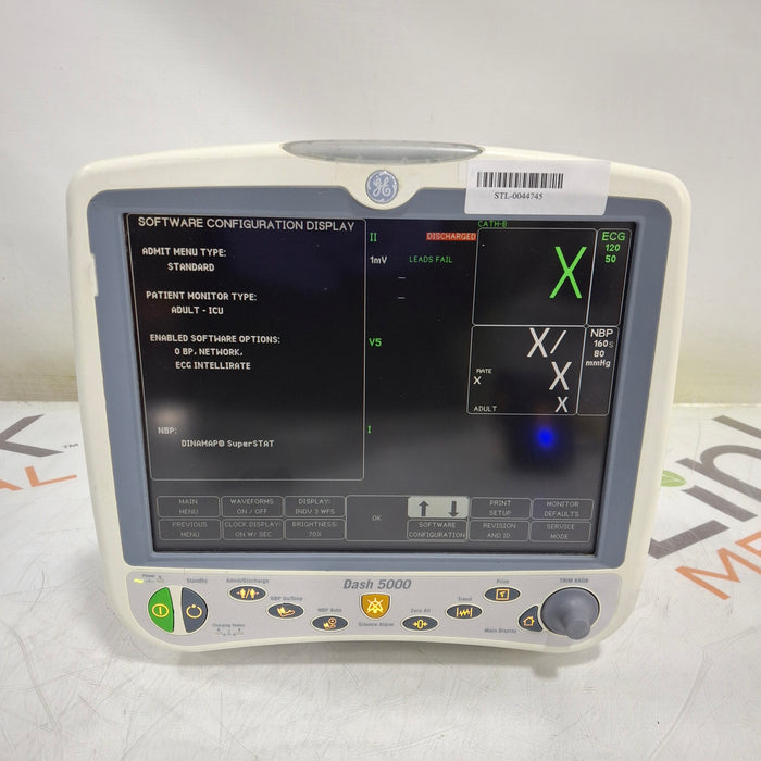 GE Healthcare Dash 5000 - Masimo SpO2 Patient Monitor