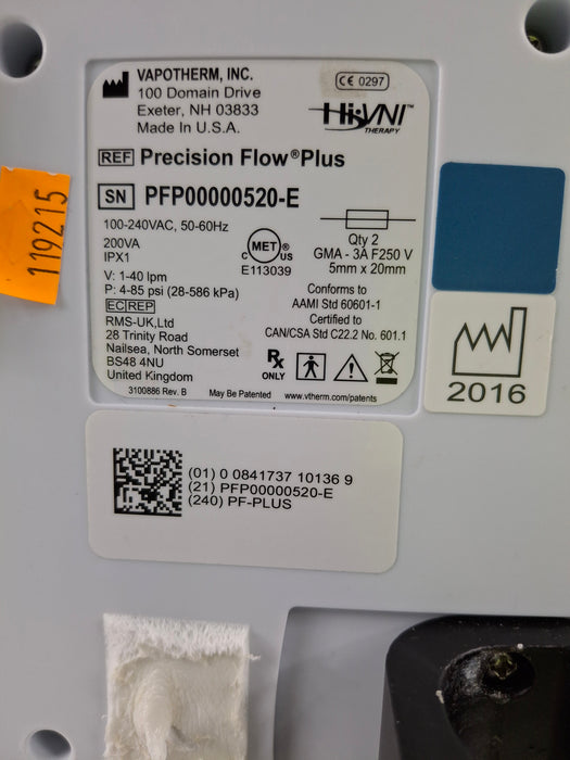 Vapotherm Precision Flow Plus Meter Humidifier