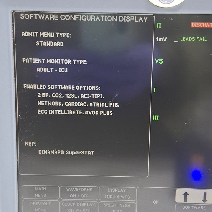 GE Healthcare Dash 5000 - GE/Nellcor SpO2 Patient Monitor