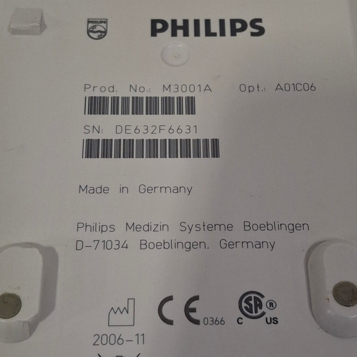 Philips M3001A-A01C06 Fast SpO2, NIBP, ECG, Temp, IBP MMS Module