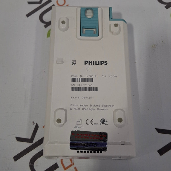 Philips M3001A-A01C06 Fast SpO2, NIBP, ECG, Temp, IBP MMS Module