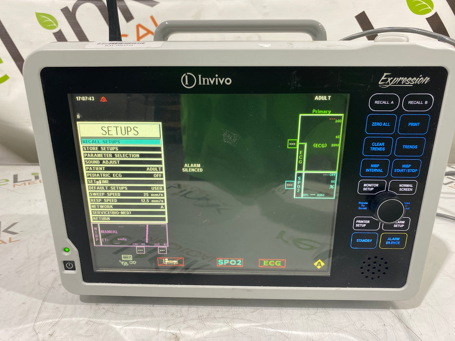 Invivo MDE Expression MRI Patient Monitoring System