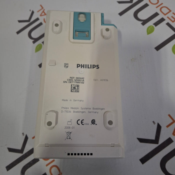 Philips M3001A-A01C06 Fast SpO2, NIBP, ECG, Temp, IBP MMS Module