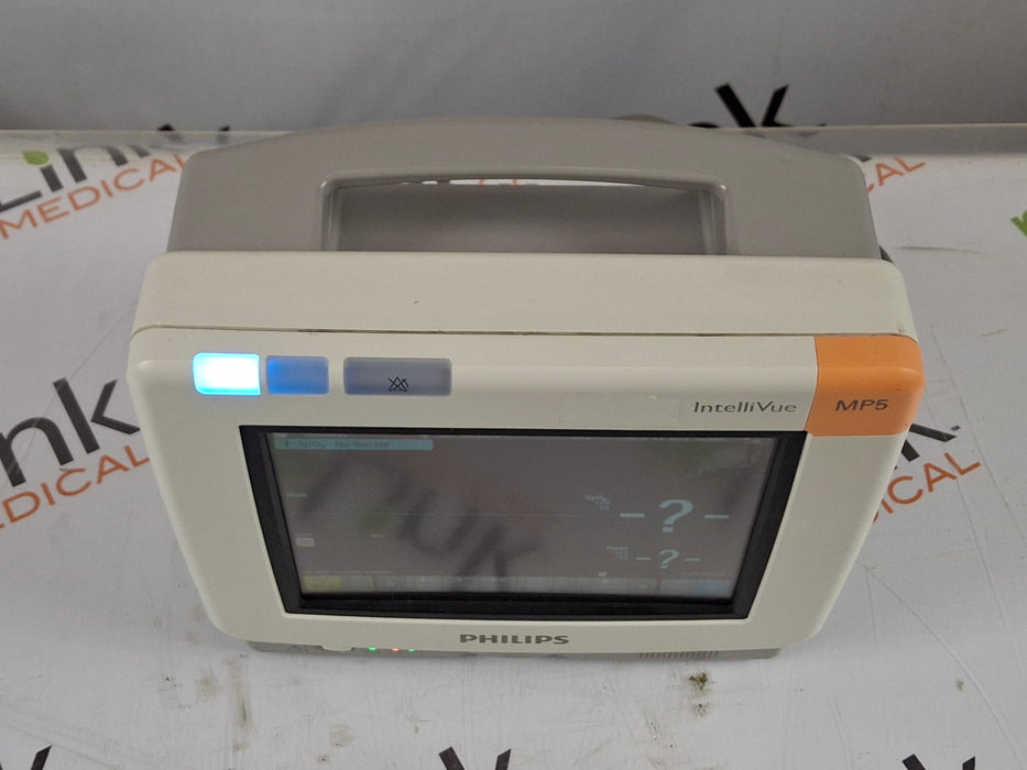 Philips Intellivue MP5 - ECG, OxiMax SpO2, NIBP Patient Monitor