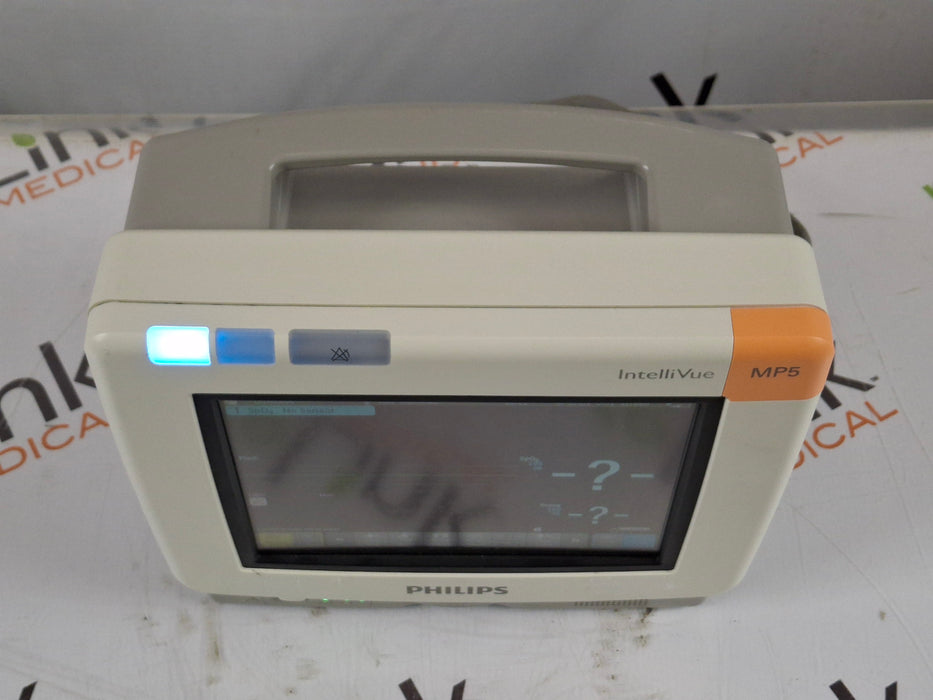 Philips Intellivue MP5 - ECG, OxiMax SpO2, NIBP Patient Monitor