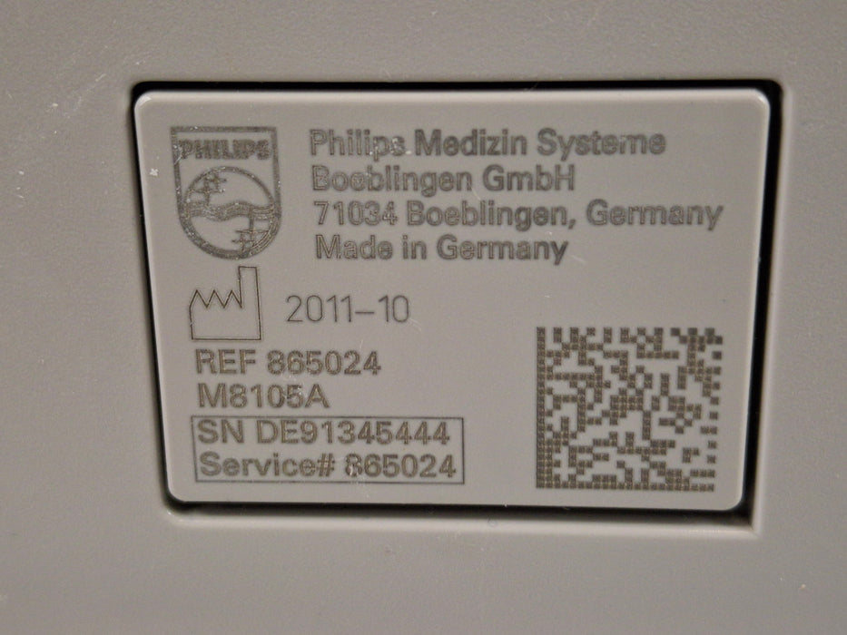 Philips Intellivue MP5 - ECG, OxiMax SpO2, NIBP Patient Monitor