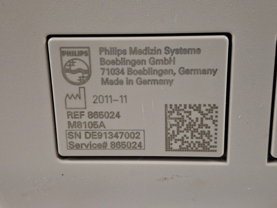 Philips Intellivue MP5 - ECG, OxiMax SpO2, NIBP Patient Monitor