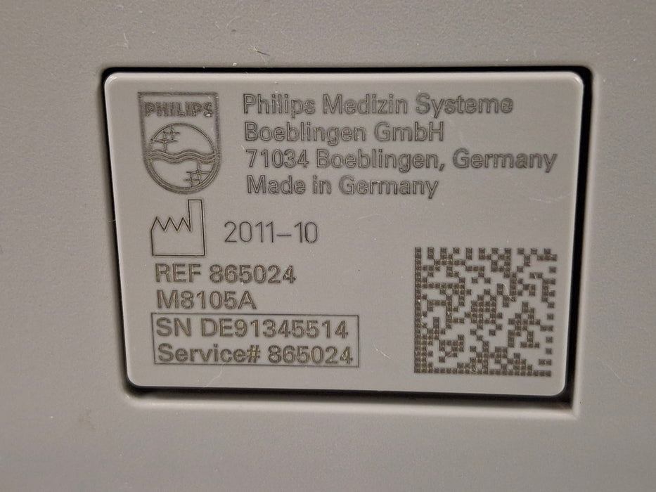 Philips Intellivue MP5 - ECG, OxiMax SpO2, NIBP Patient Monitor