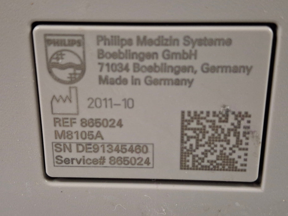 Philips Intellivue MP5 - ECG, OxiMax SpO2, NIBP Patient Monitor