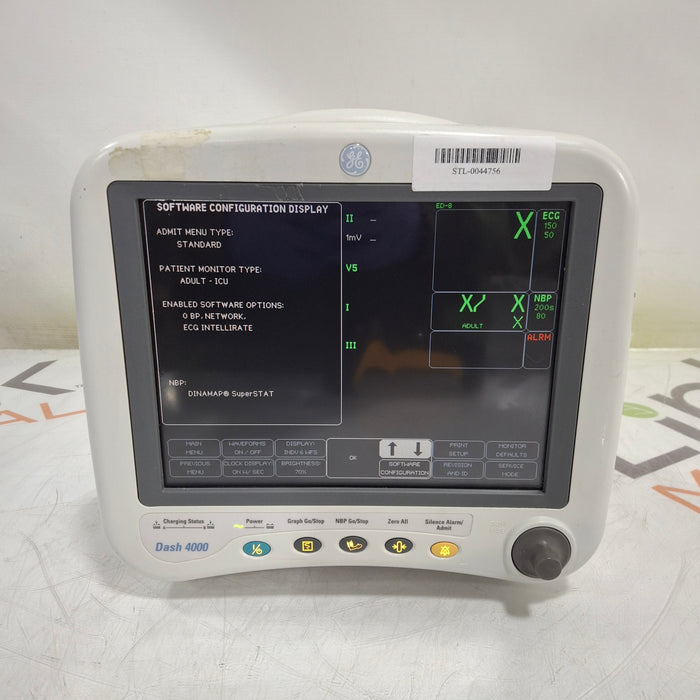 GE Healthcare Dash 4000 - GE/Nellcor SpO2 Patient Monitor