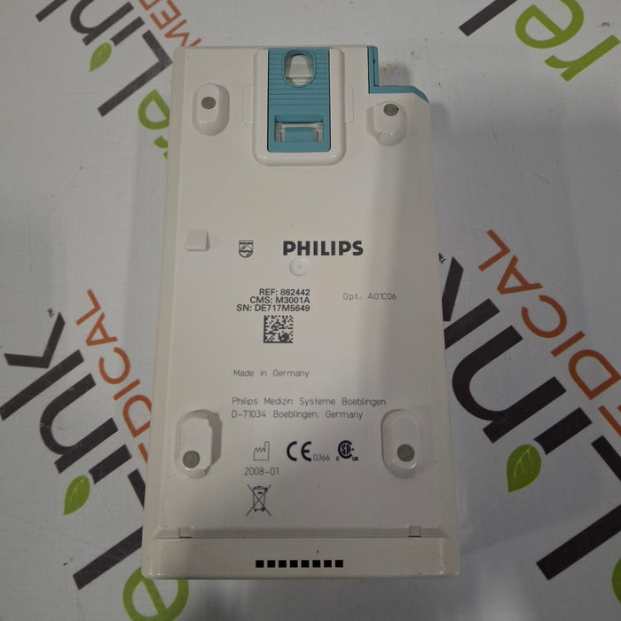 Philips M3001A-A01C06 Fast SpO2, NIBP, ECG, Temp, IBP MMS Module