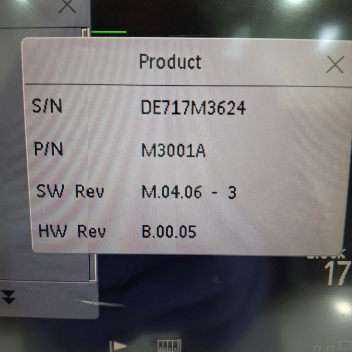 Philips M3001A-A01C06 Fast SpO2, NIBP, ECG, Temp, IBP MMS Module