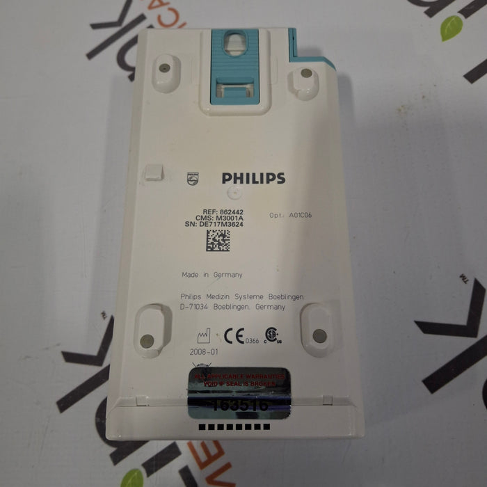 Philips M3001A-A01C06 Fast SpO2, NIBP, ECG, Temp, IBP MMS Module