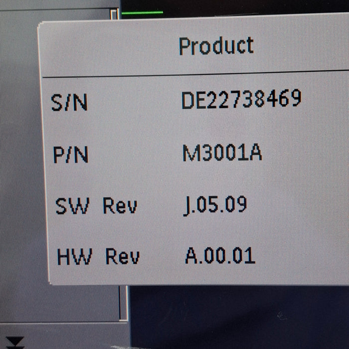 Philips M3001A-A01 Fast SpO2, NIBP, ECG MMS Module