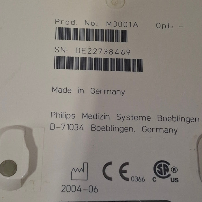 Philips M3001A-A01 Fast SpO2, NIBP, ECG MMS Module