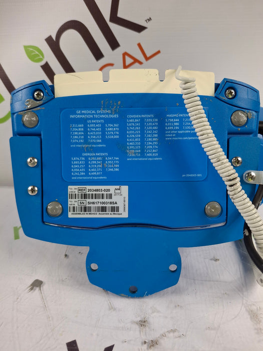 GE Healthcare Dinamap V100 - NIBP, SpO2, Temp Vital Signs Monitor