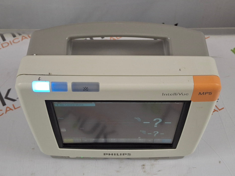 Philips Intellivue MP5 - ECG, OxiMax SpO2, NIBP Patient Monitor