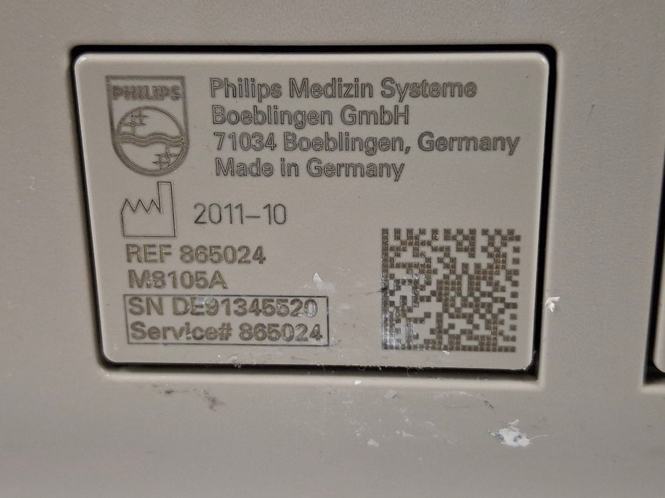 Philips Intellivue MP5 - ECG, OxiMax SpO2, NIBP Patient Monitor