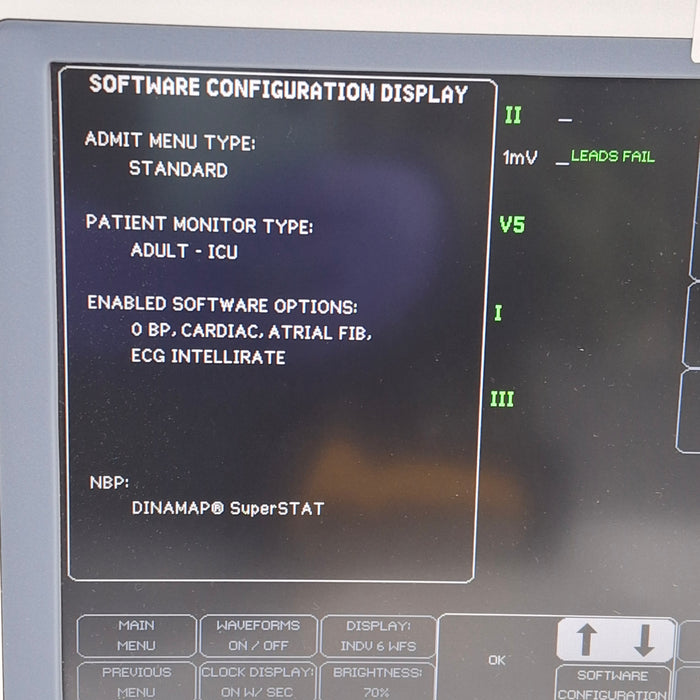 GE Healthcare Dash 4000 - Masimo SpO2 Patient Monitor