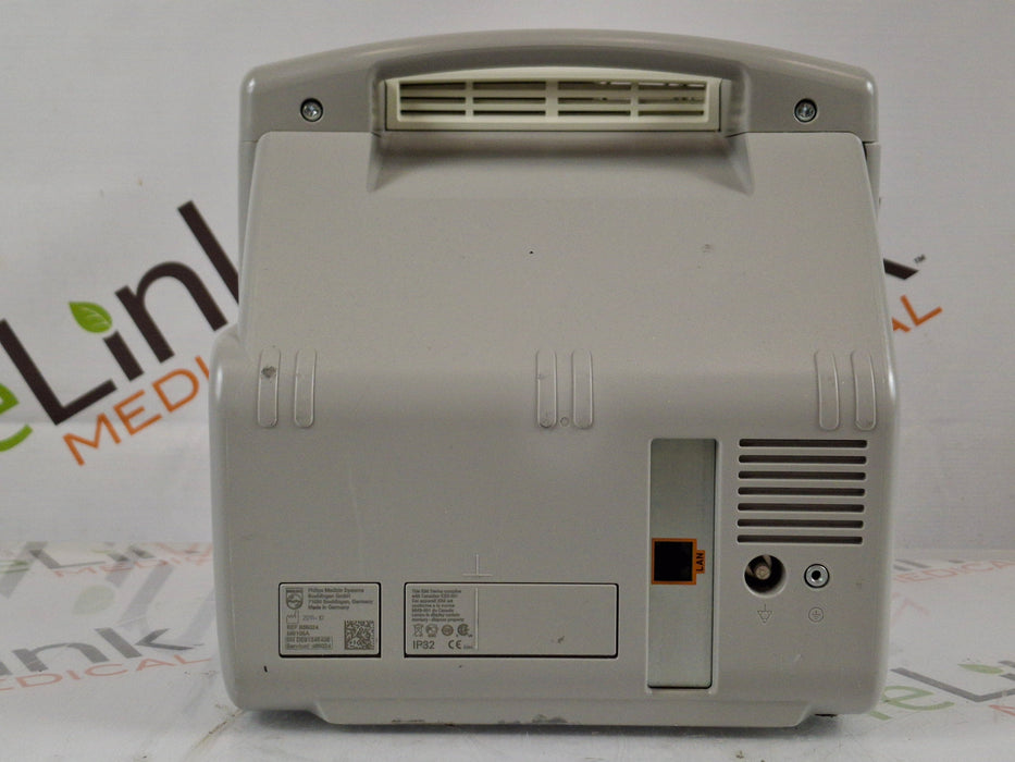 Philips Intellivue MP5 - ECG, OxiMax SpO2, NIBP Patient Monitor