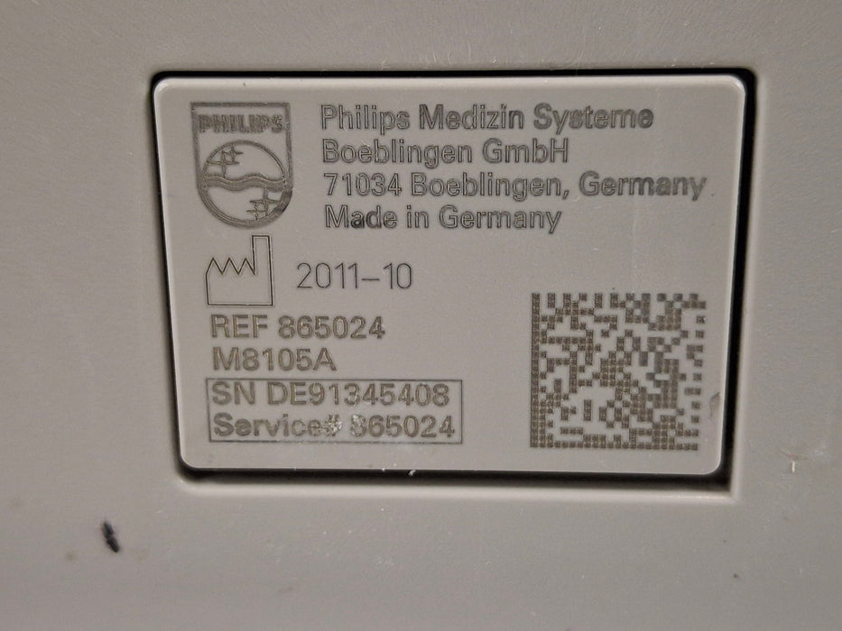 Philips Intellivue MP5 - ECG, OxiMax SpO2, NIBP Patient Monitor