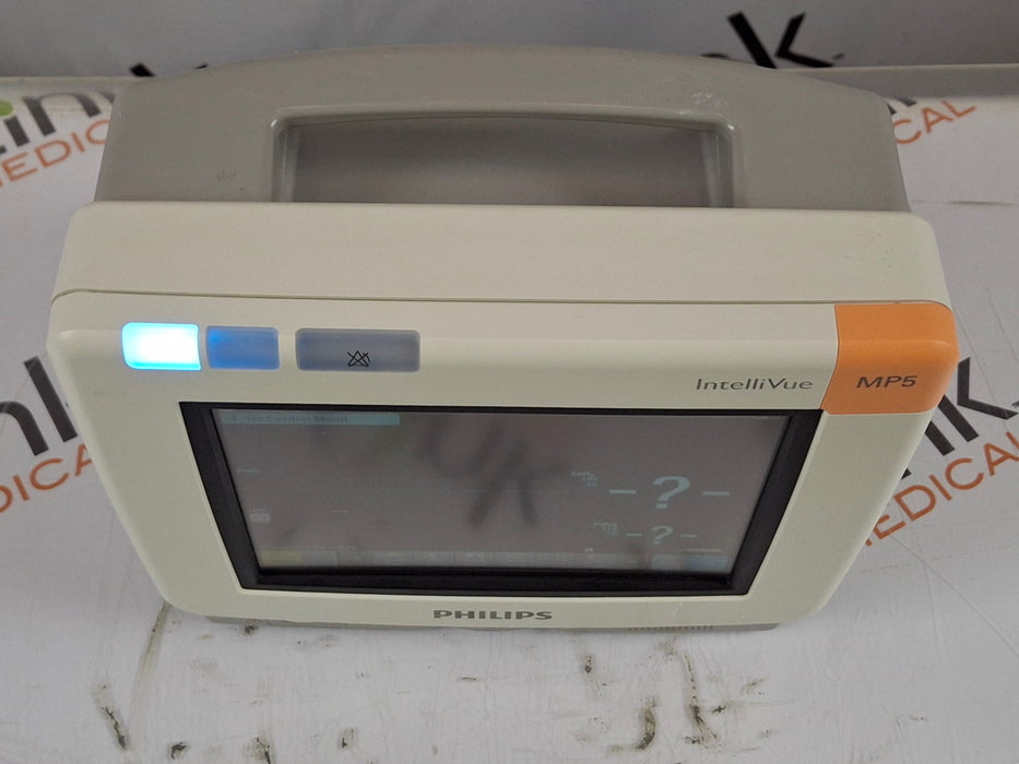 Philips Intellivue MP5 - ECG, OxiMax SpO2, NIBP Patient Monitor
