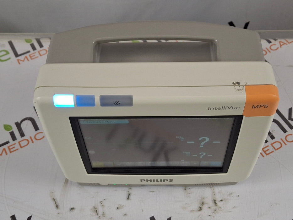 Philips Intellivue MP5 - ECG, OxiMax SpO2, NIBP Patient Monitor