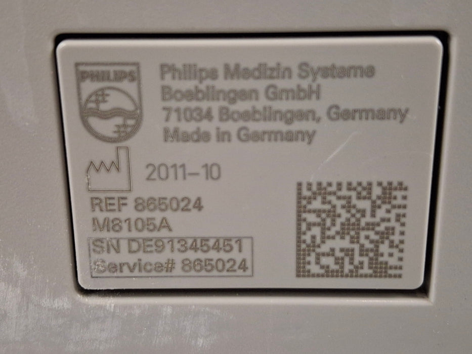 Philips Intellivue MP5 - ECG, OxiMax SpO2, NIBP Patient Monitor