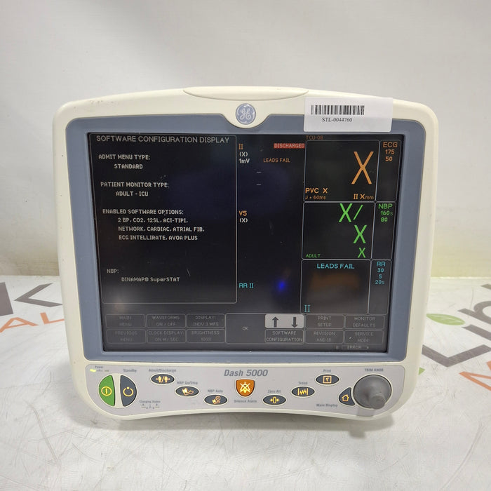 GE Healthcare Dash 5000 - GE/Nellcor SpO2 Patient Monitor