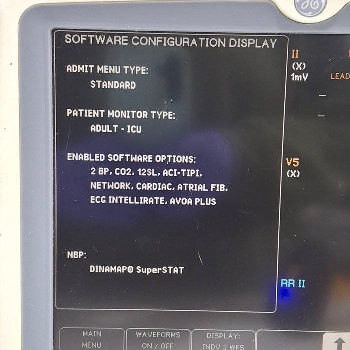 GE Healthcare Dash 5000 - GE/Nellcor SpO2 Patient Monitor
