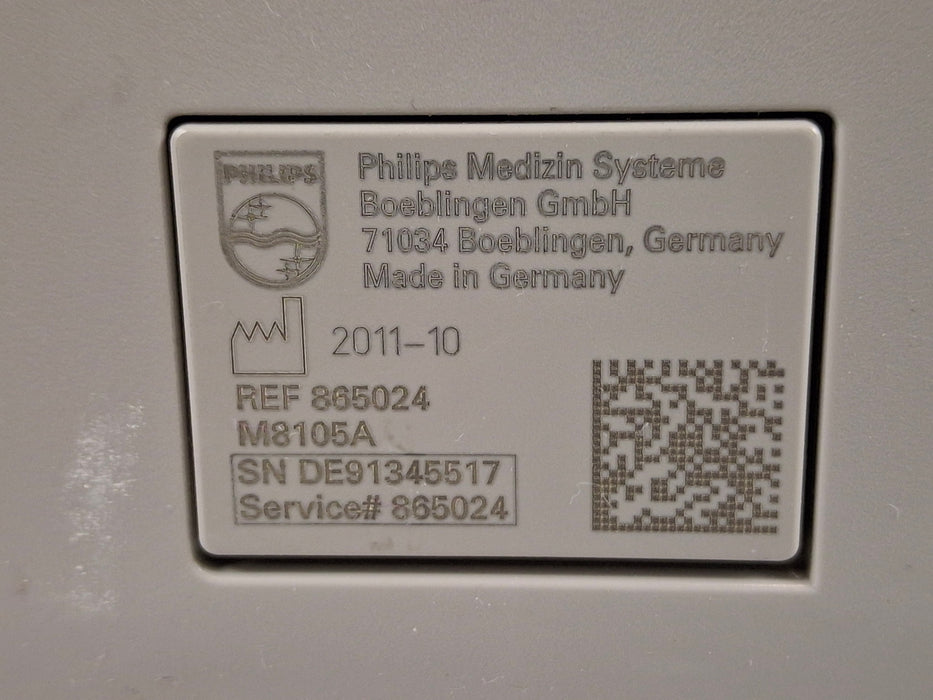 Philips Intellivue MP5 - ECG, OxiMax SpO2, NIBP Patient Monitor