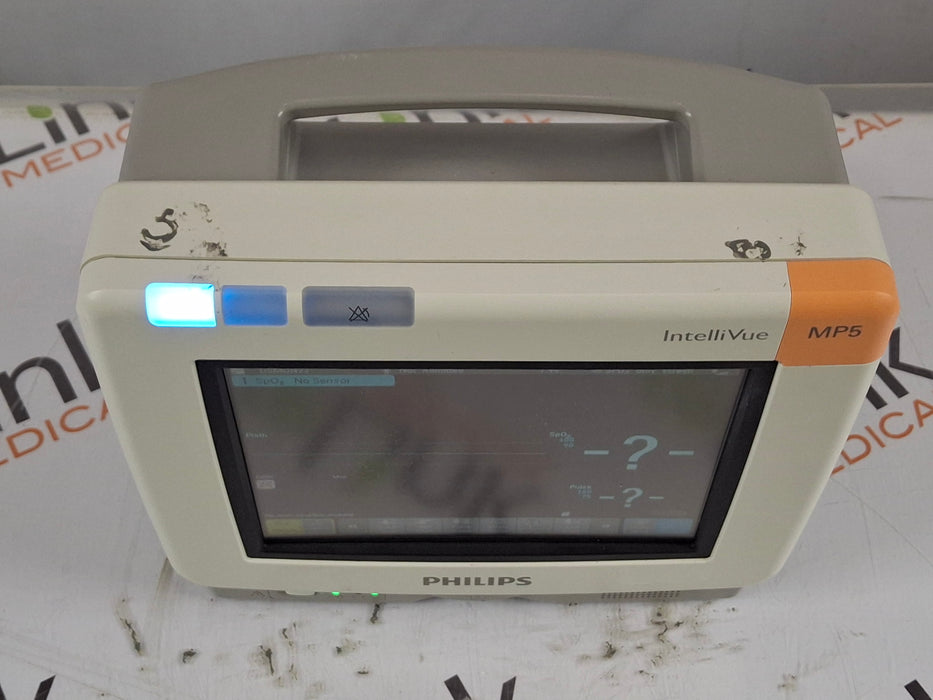 Philips Intellivue MP5 - ECG, OxiMax SpO2, NIBP Patient Monitor
