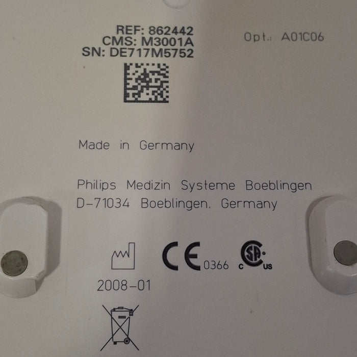 Philips M3001A-A01C06 Fast SpO2, NIBP, ECG, Temp, IBP MMS Module
